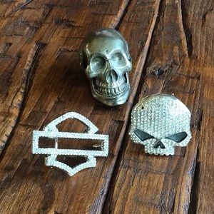 Harley Davidson set of 2 belt buckles